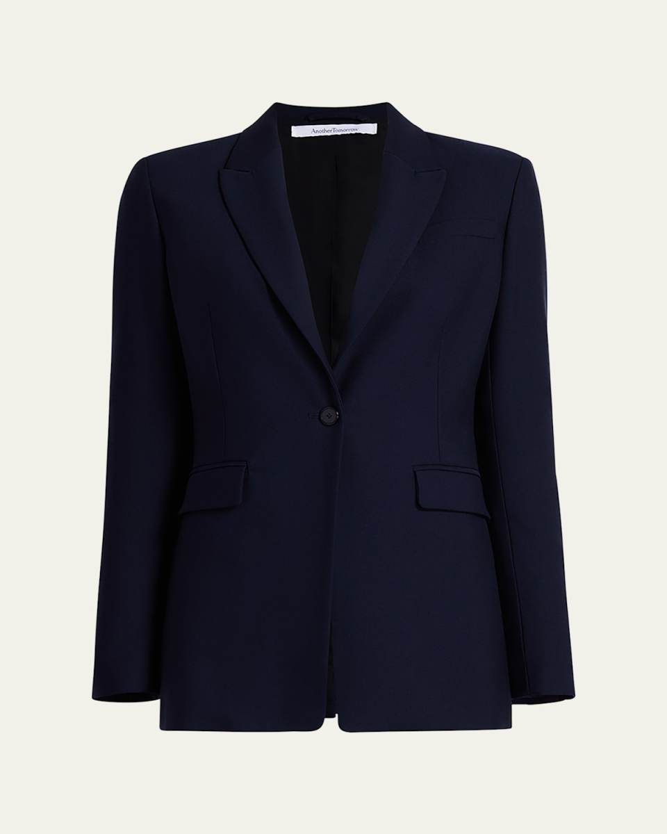 Single Button Blazer Jacket